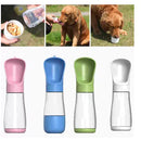 Garrafa 3 em 1 para cães e gatos. Garrafa para água, pote para ração e dispenser