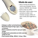 Colher medidora digital para ração/alimentos - controle de dieta e receitas - para pets