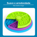 Comedouro Interativo Lento e Educativo Com Diferentes Texturas - Para Cães e Gatos
