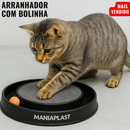 Arranhador para Gatos Redondo com Bolinha Interativo Relax Antiestresse Brinquedos para Gatos