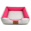 Cama de cachorro e gato 45 x 45 cm caminha pet lavável porte pequeno c/ zíper fundo impermeável