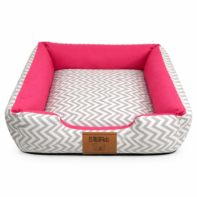Cama de cachorro e gato 45 x 45 cm caminha pet lavável porte pequeno c/ zíper fundo impermeável