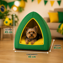 Caminha Cachorro Toca Iglu Luxo 2 em 1 Pet Cachorro Gatos Confortável