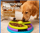 Comedouro Interativo Lento e Educativo Com Diferentes Texturas - Para Cães e Gatos