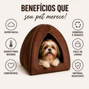 Caminha Cachorro Toca Iglu Luxo 2 em 1 Pet Cachorro Gatos Confortável