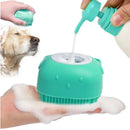 Esponja de banho em silicone com dispenser 3 em 1 – massageia, limpa e escova