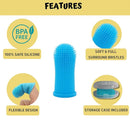 Escova de Dente Pet em Silicone 360° com Estojo – Ultra Macia, Maleável e BPA Free