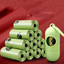 Rolo de sacos biodegradáveis e dispenser para dejetos de cães
