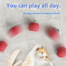 Brinquedo interativo para gatos - Bola rolante automática com cauda recarregável