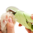 Cortador De Unhas Para Cães e Gatos Kit Alicate e Lixa Com Luz de Led Tesoura Completa