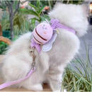Conjunto de Coleira COM ABELHA e Guia para Gato Macio, Seguro, Ajustável, para Gatinhos e Filhotes